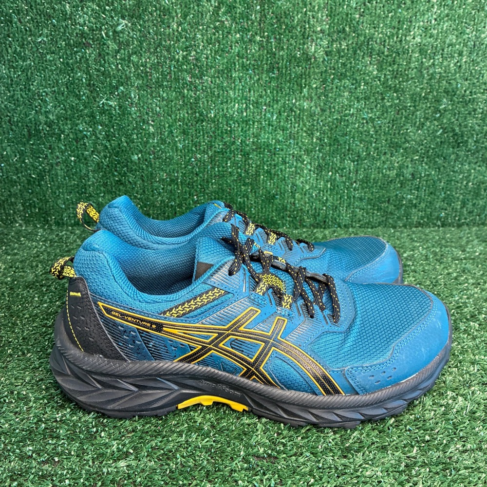 ASICS GEL-Venture 9 Trail Running Breathable Athletic Shoes Ink Teal Mens Sz 8.5